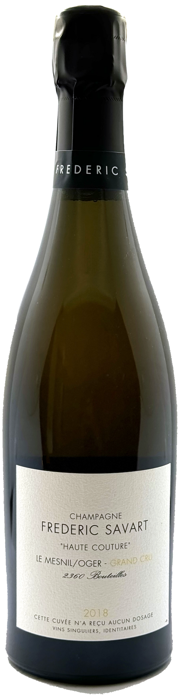 Frederic Savart Blanc de Blancs Grand Cru Haute Couture 2018 Frederic Savart Blanc de Blancs Grand Cru Haute Couture 2018